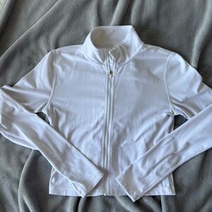 Aritzia Butter Cropped Zip-Up